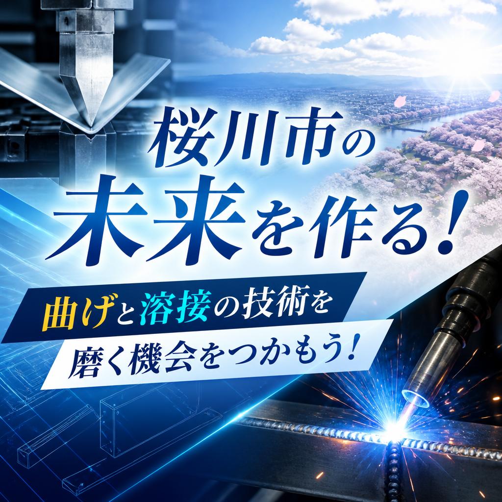 桜川市の未来を作る！曲げと溶接の技術を磨く機会をつかもう！
