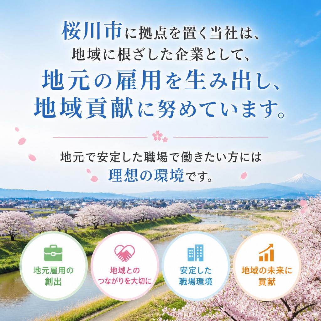 地域に根ざした企業で働く