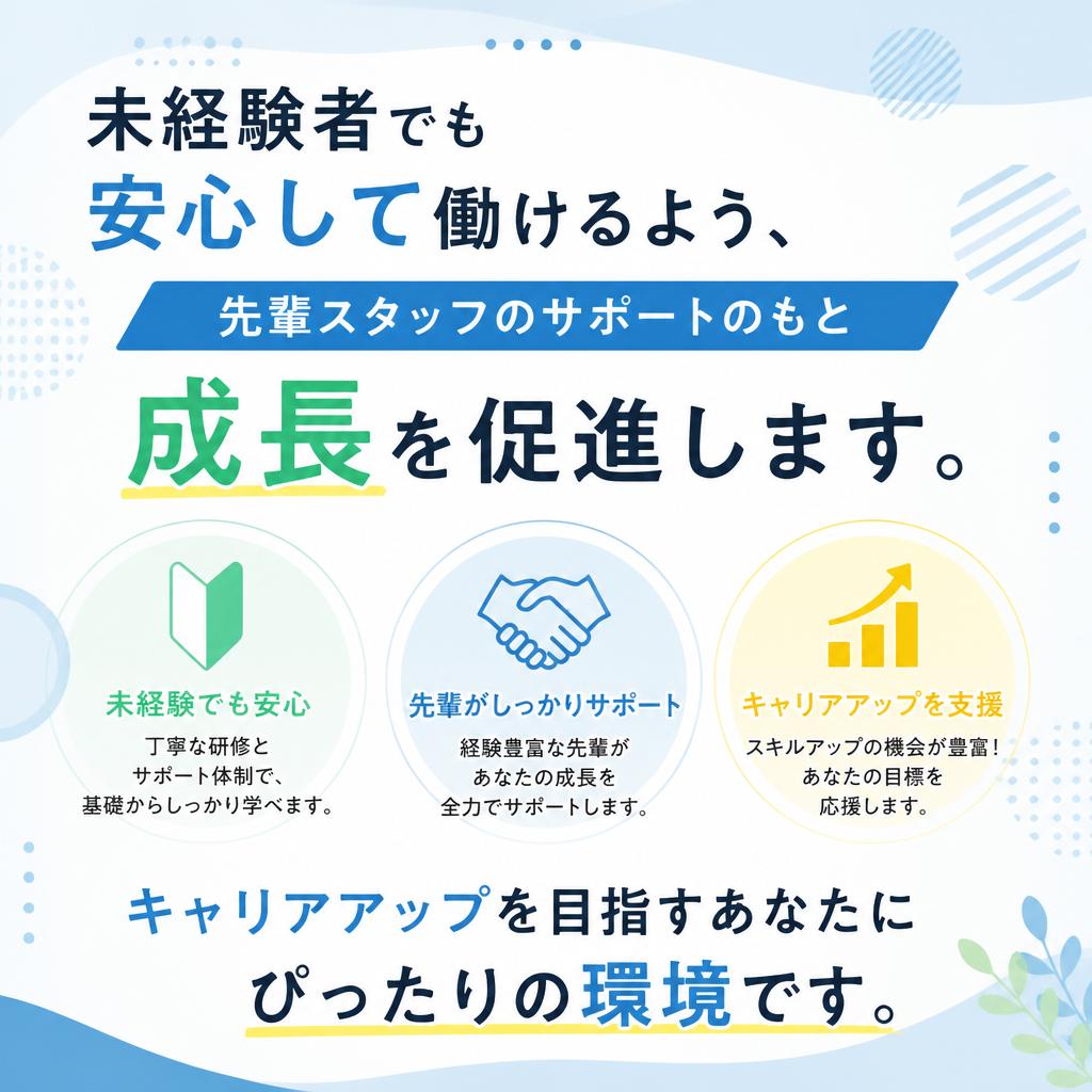 成長の機会が広がる環境