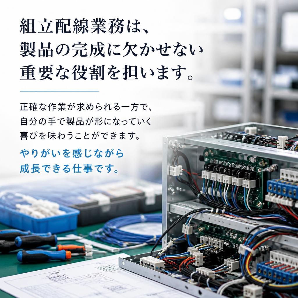 組立配線業務の魅力とは？