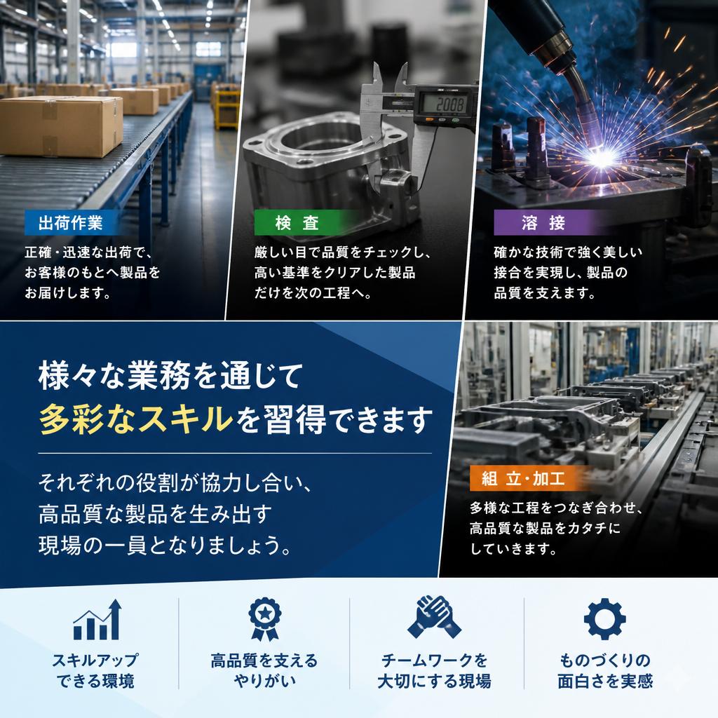 多彩な業務でスキルを習得