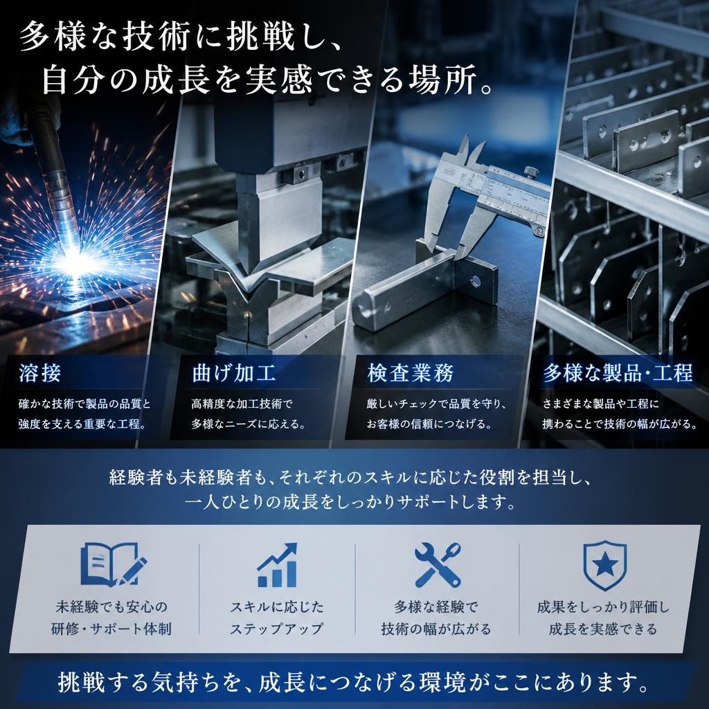 幅広い業務内容に挑戦!