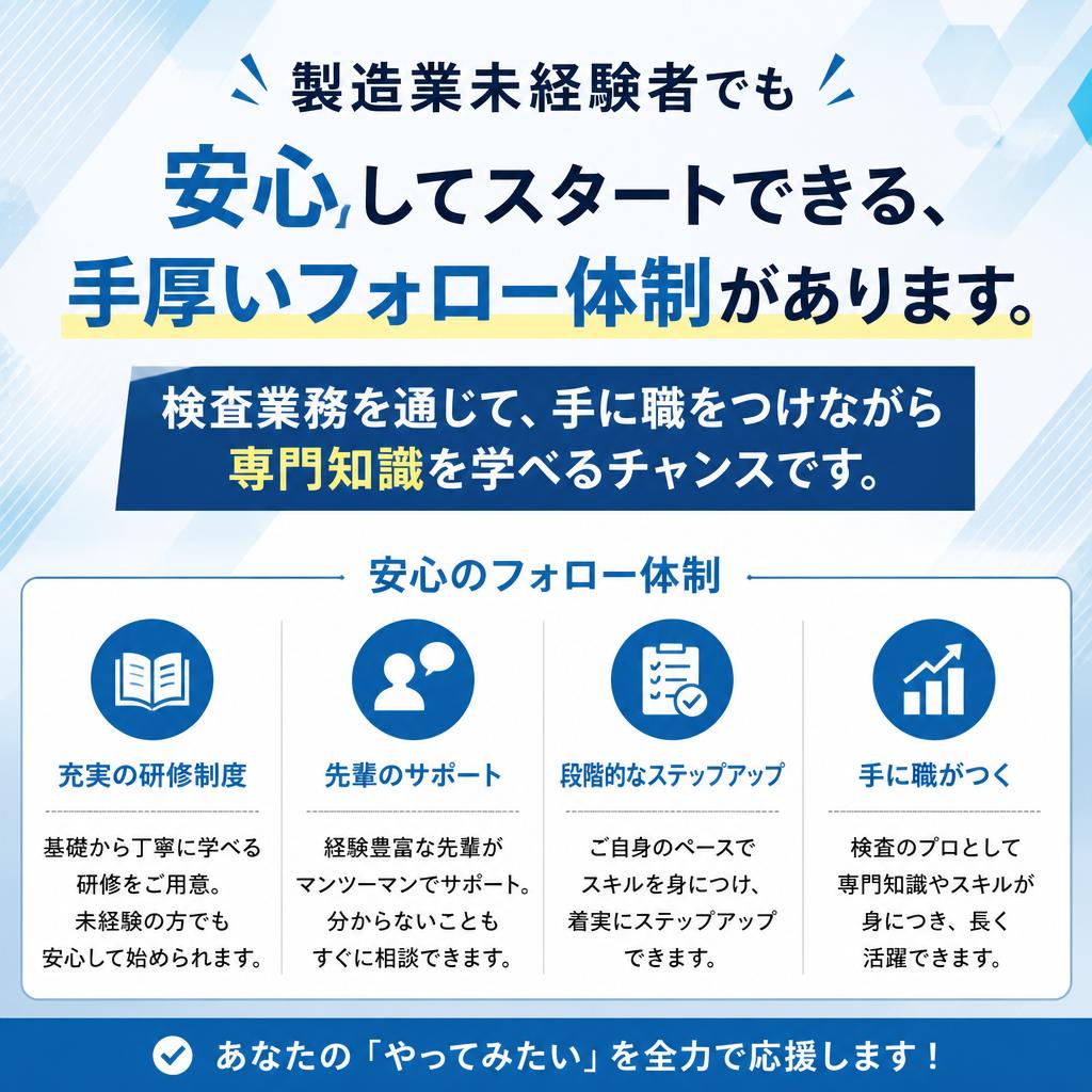 未経験から始める検査業務