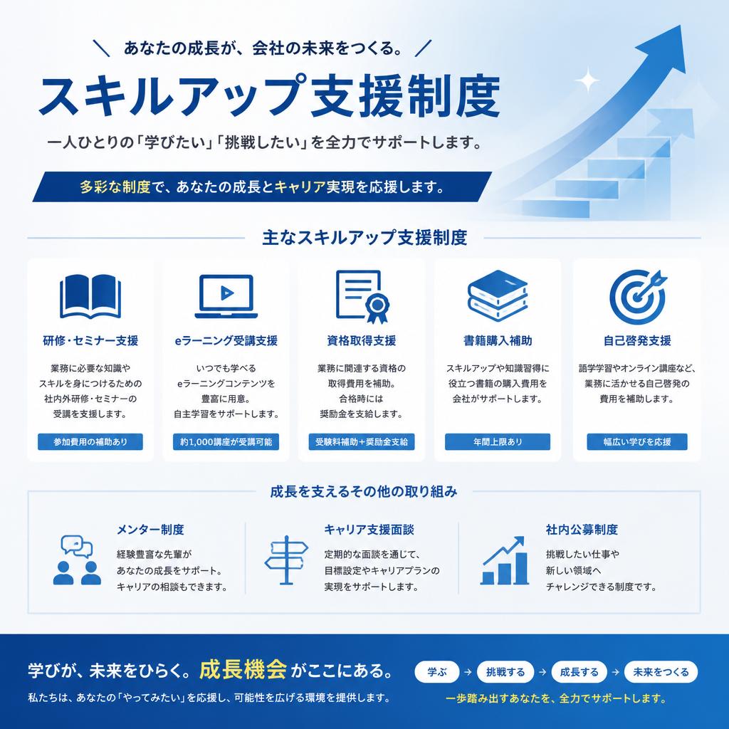 スキルアップの体制
