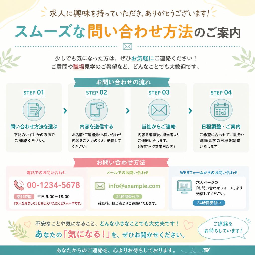 お気軽にお問い合わせください