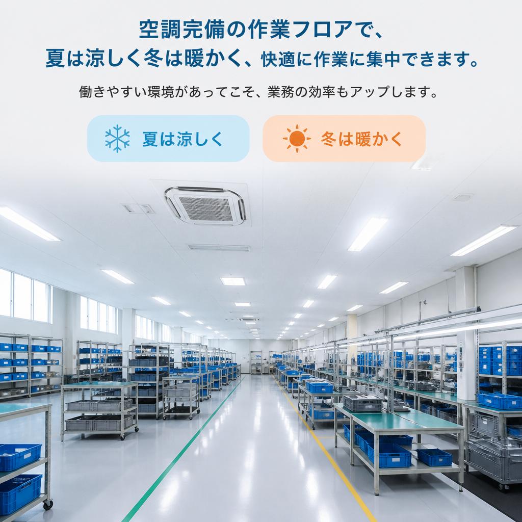 快適な作業環境