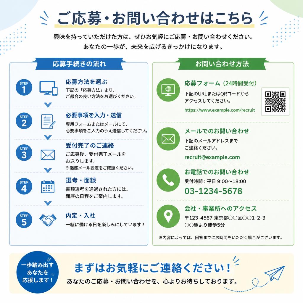 今すぐ応募してみませんか？