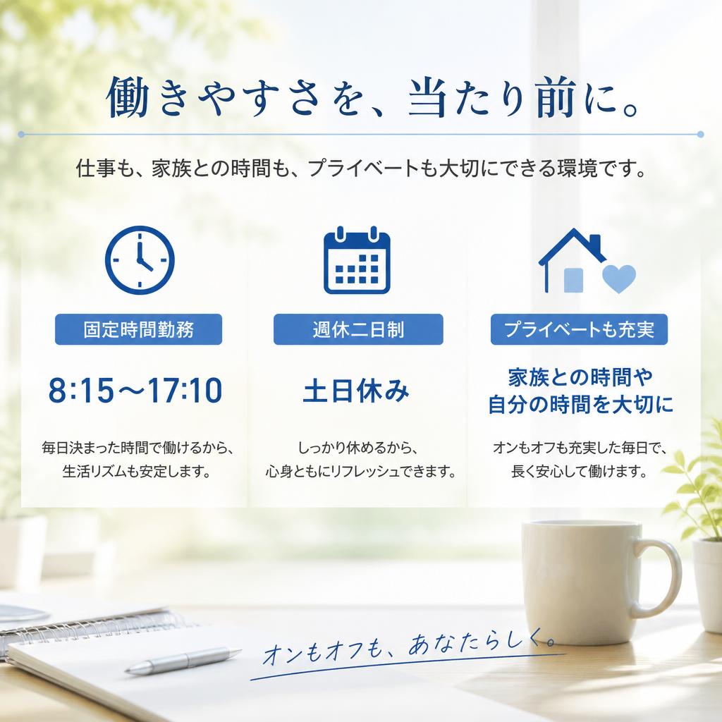 働きやすい環境