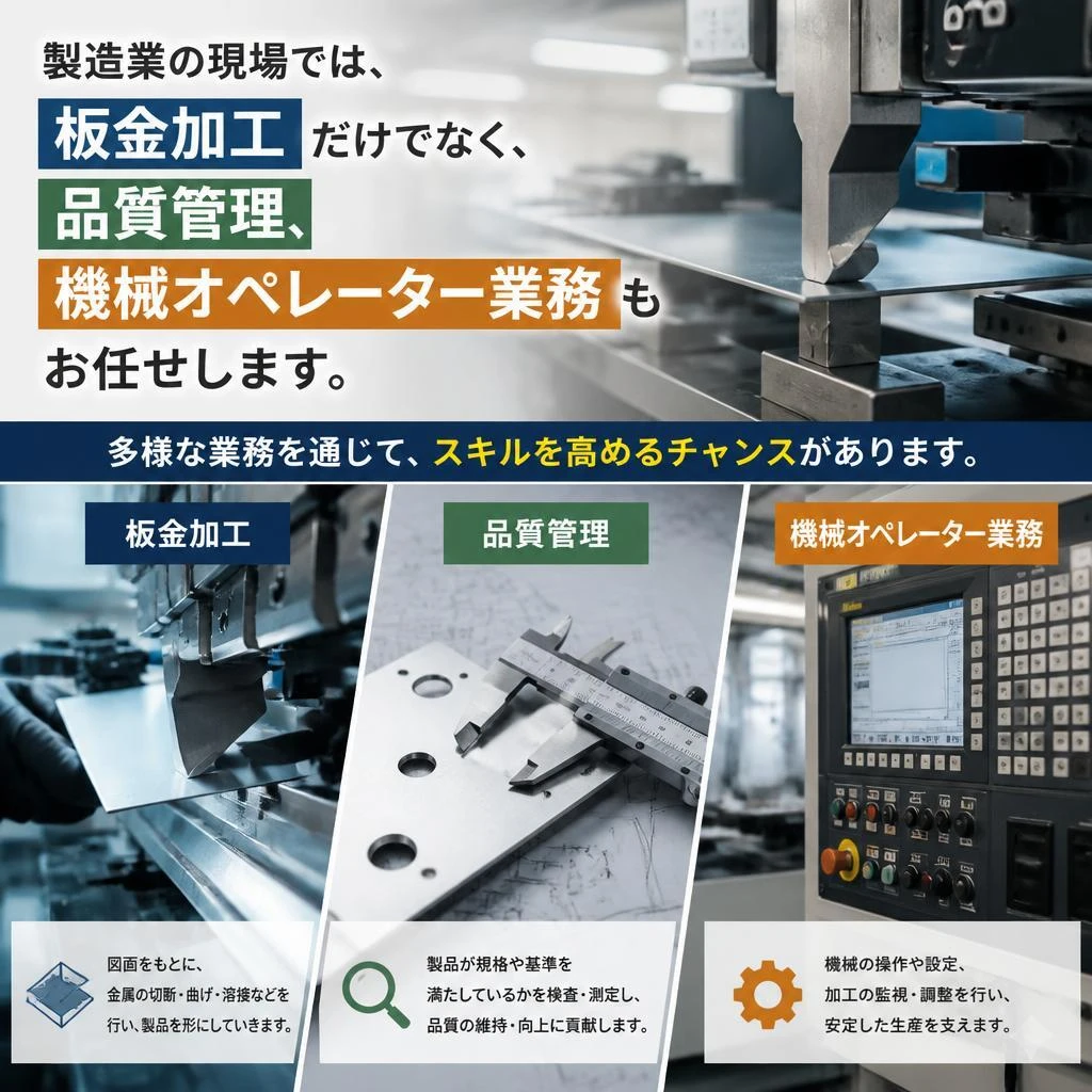 多様な業務でスキルアップ