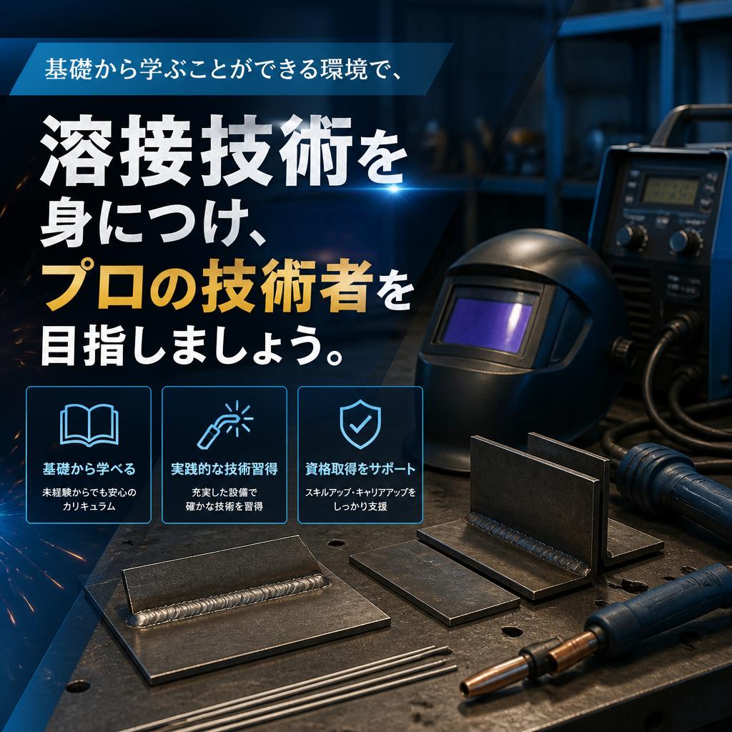 溶接技術者として成長するチャンス