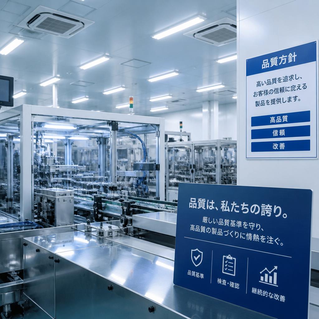 高品質を追求する製品作り