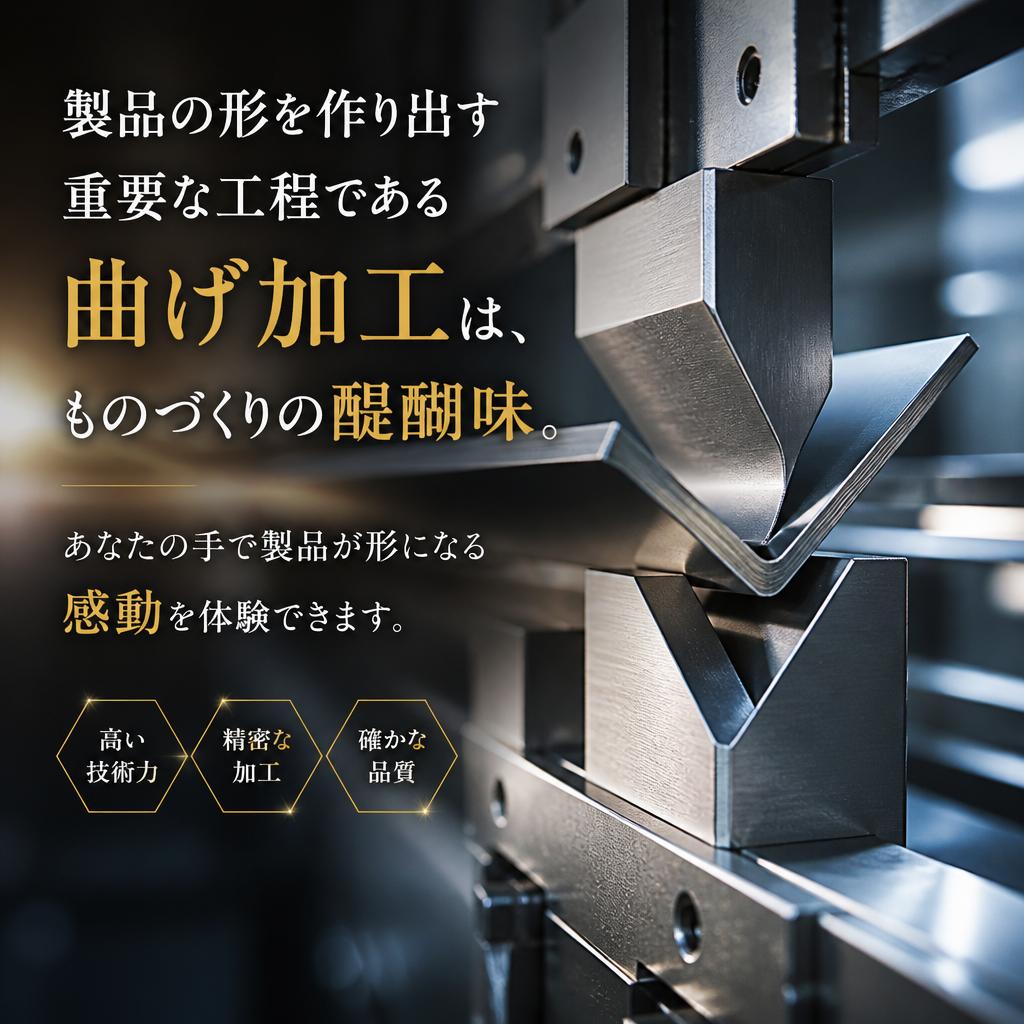 曲げ加工の魅力