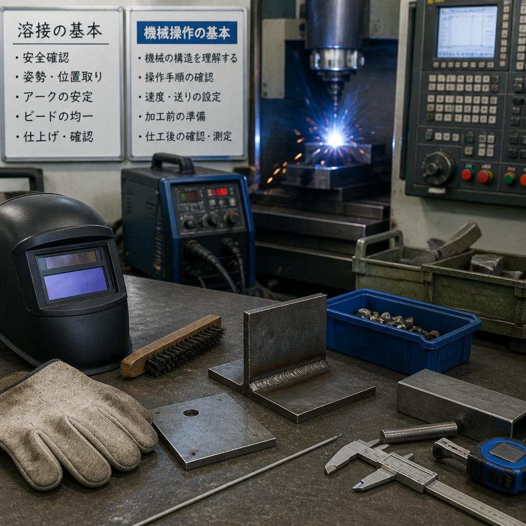 軽作業を通じて基礎技術を習得