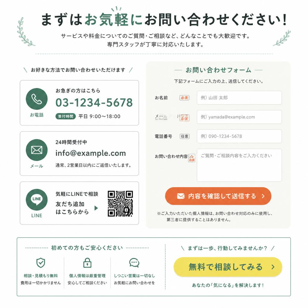 お問い合わせはこちらから