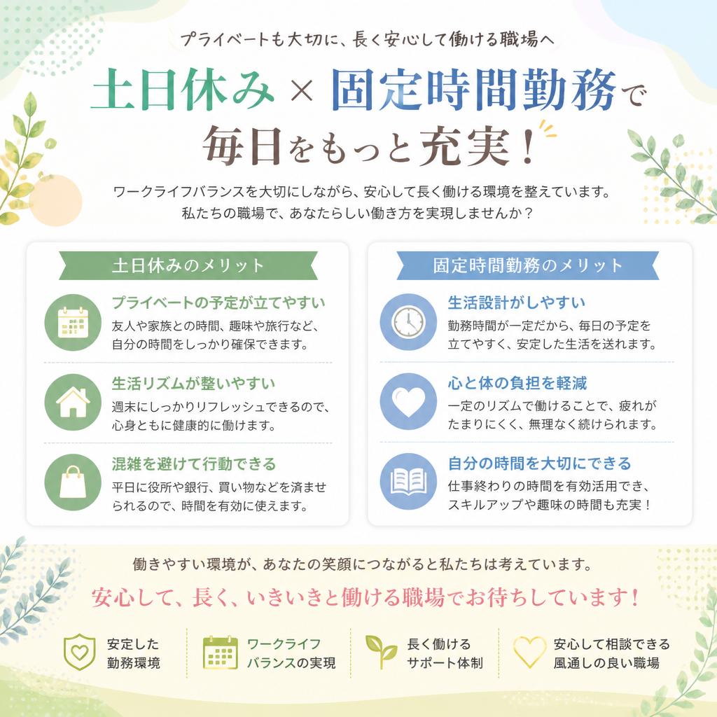 働きやすい職場環境