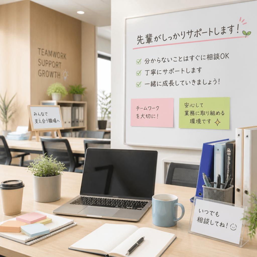 未経験者を支える職場環境