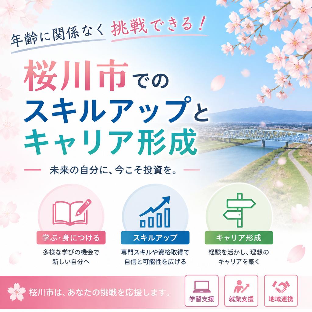 年齢に関係なく挑戦できる！桜川市でのスキルアップとキャリア形成