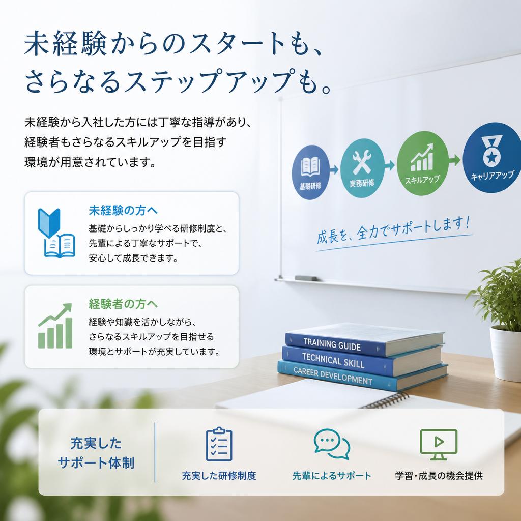 サポート体制が充実