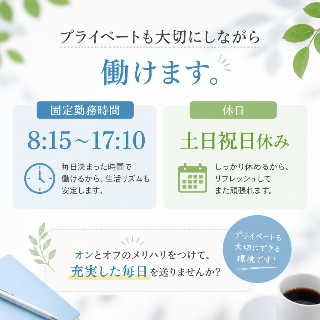 働きやすい環境