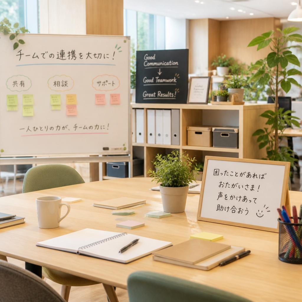 コミュニケーション重視の職場