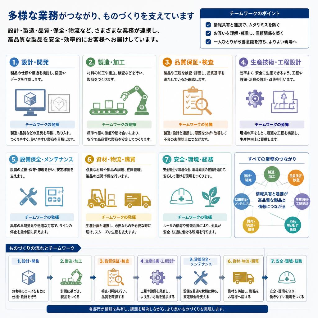 多様な役割を持つ職場