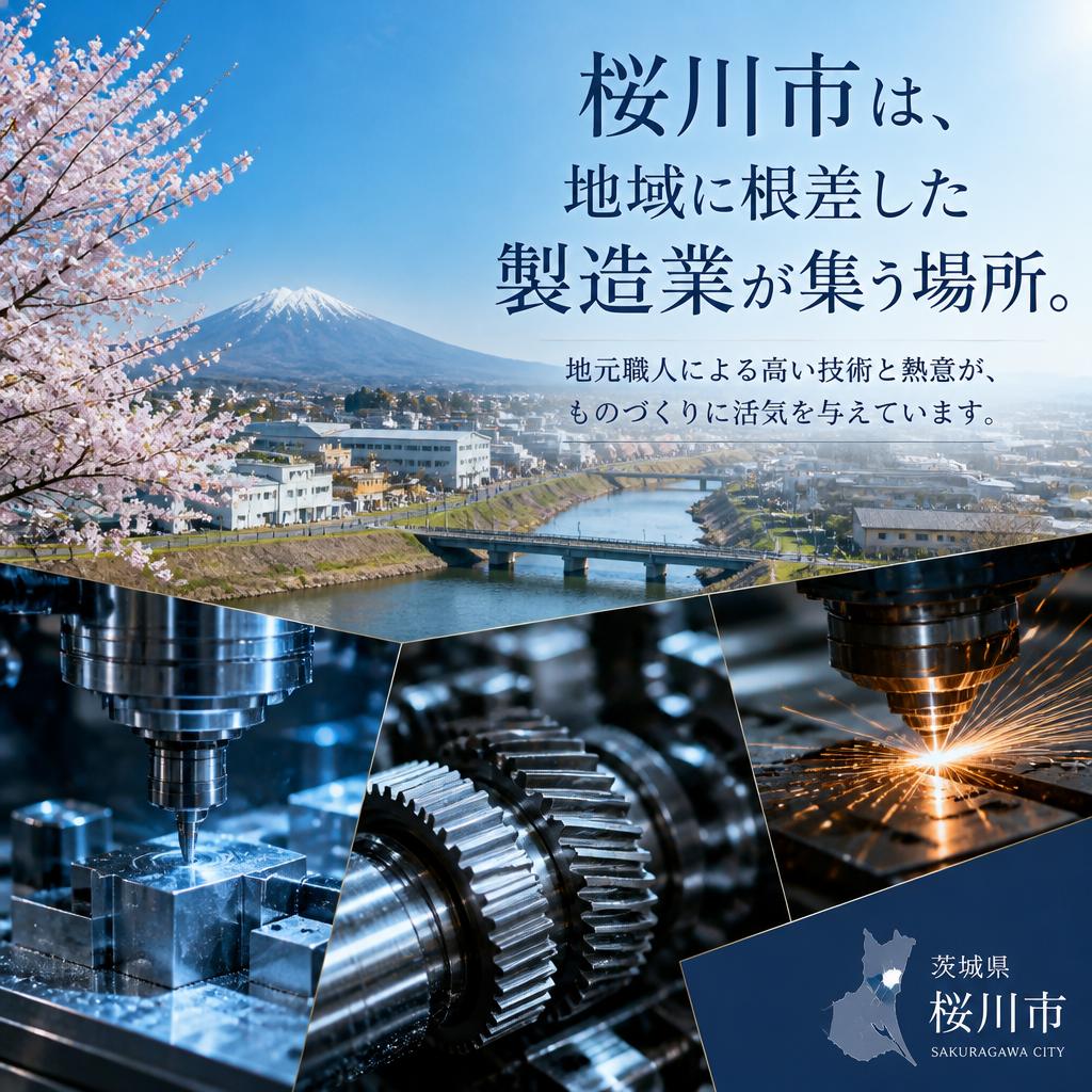 桜川市の製造業の魅力