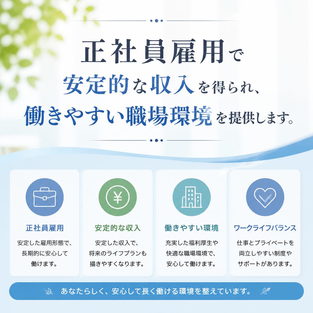 充実した福利厚生