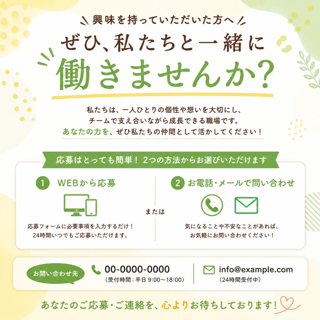 7. お問い合わせと応募方法