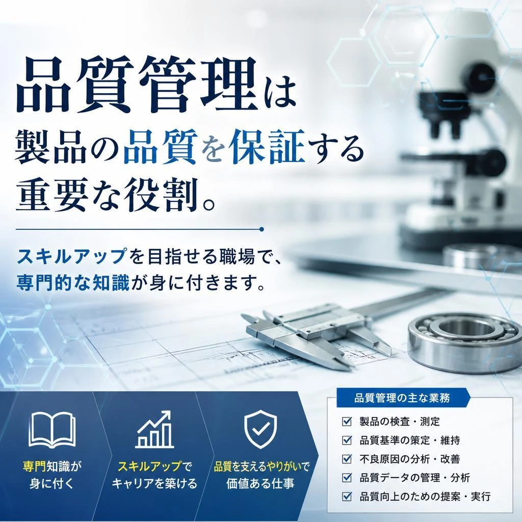 品質管理でプロフェッショナルを目指す